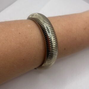 Vintage The Limited Gold Tone Chunky Coil Bracelet Statement